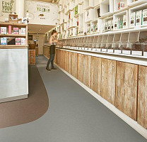 Forbo Marmoleum Decibel on Order 358235 earl grey chocolate фото 2 | FLOORDEALER
